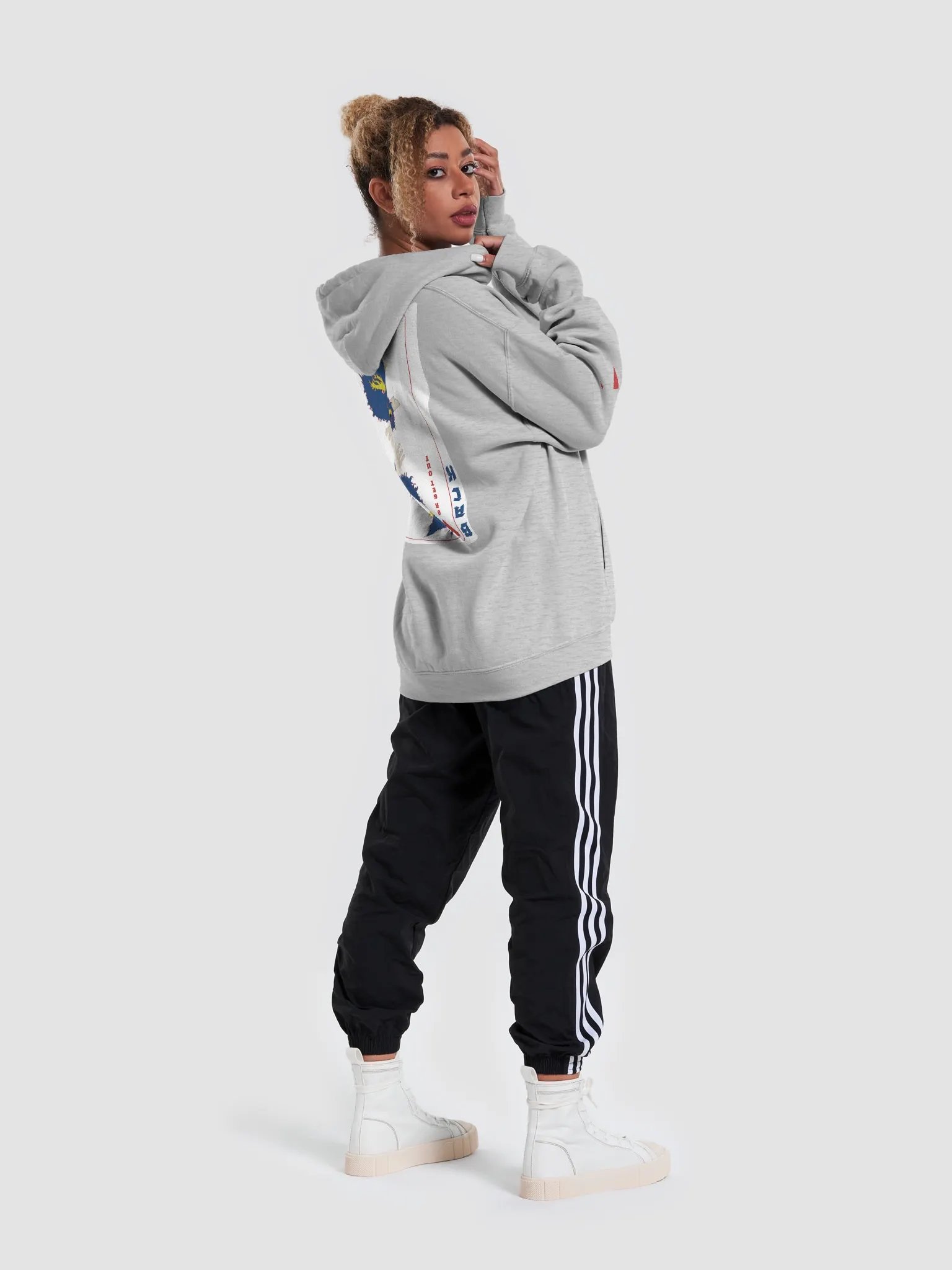 Bite Back red card hoodie product image (6)