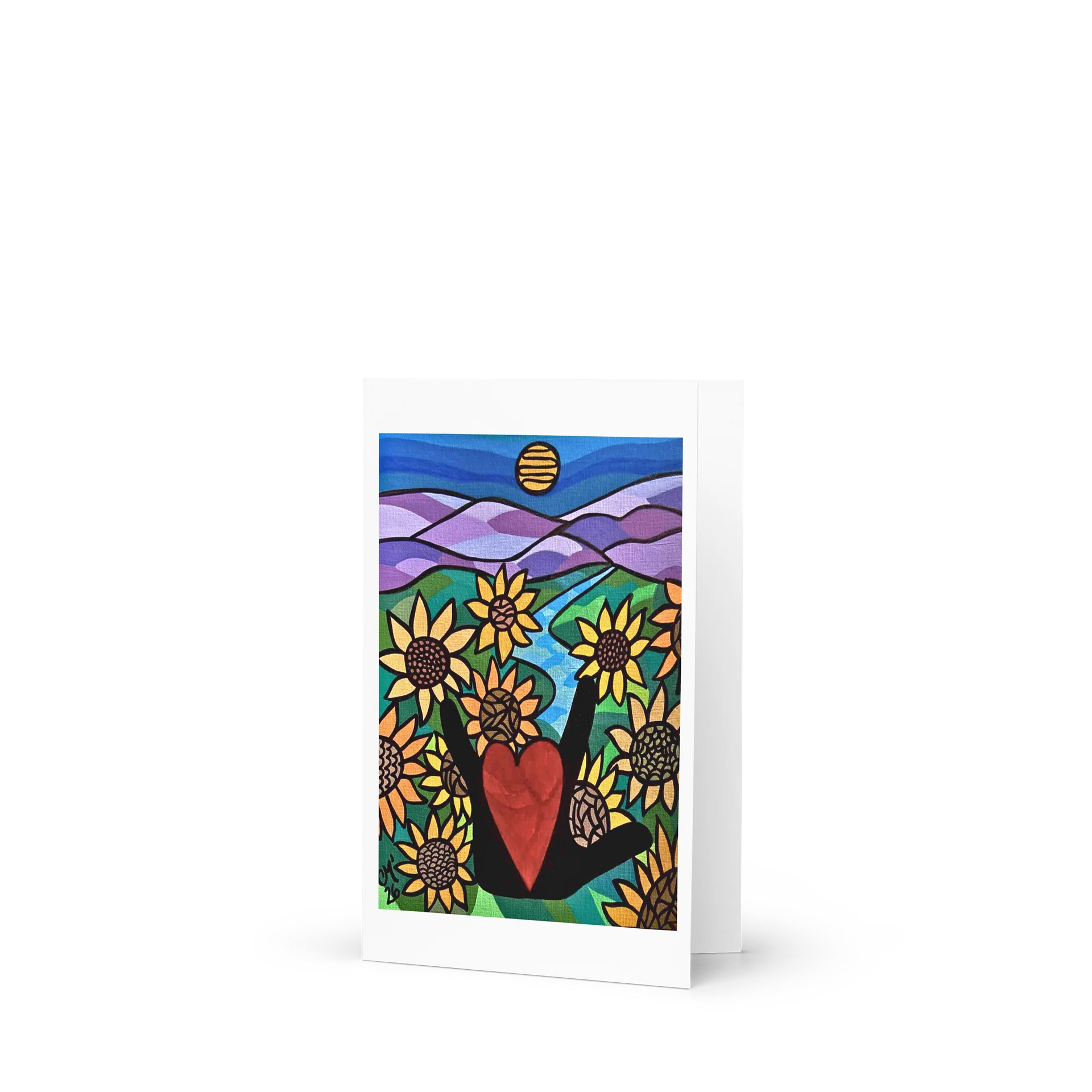 Where My Heart Listened to the Sunflowers | Card product image (1)