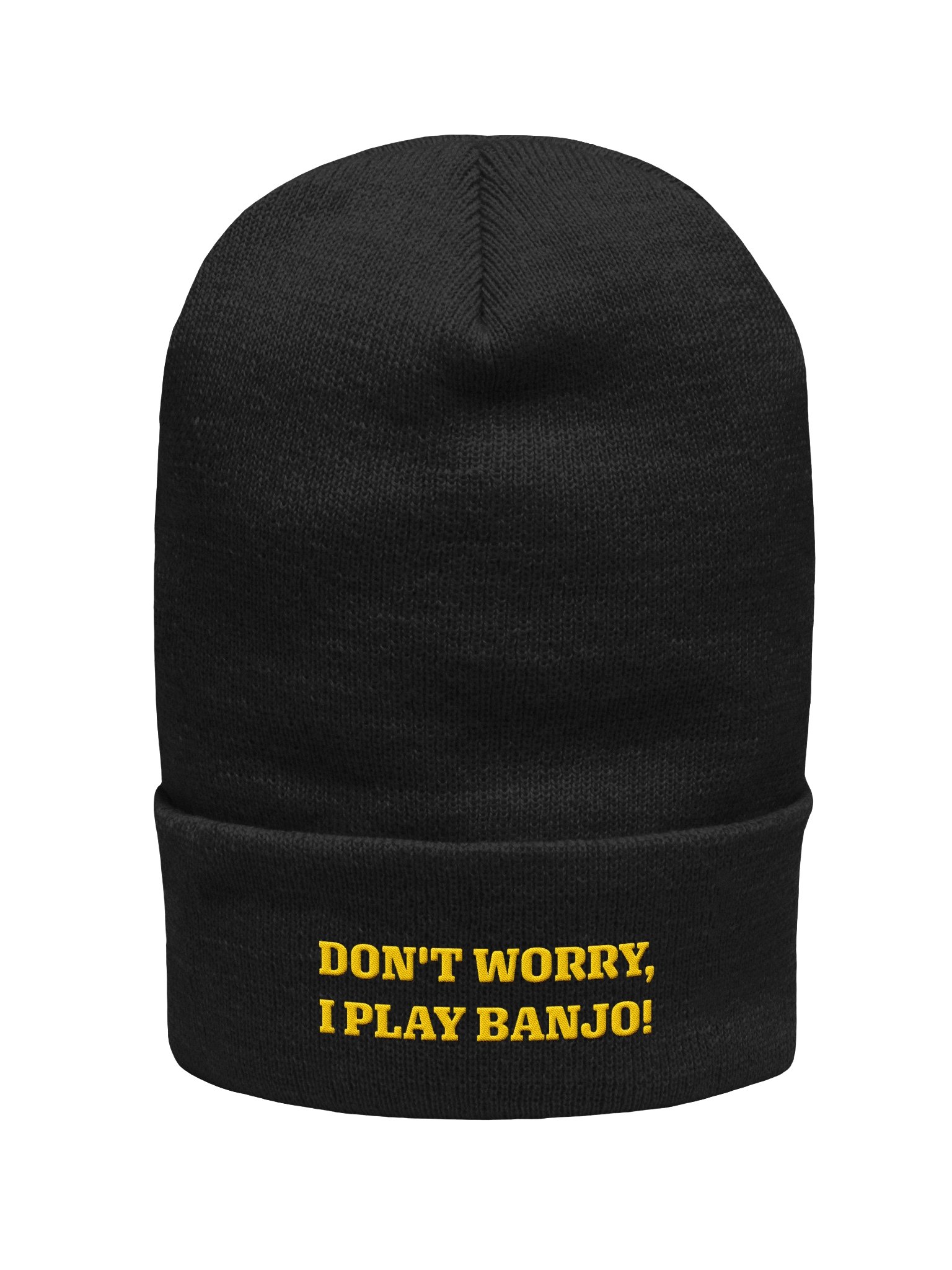 "Don't Worry, I Play Banjo!" Bluegrass Beanie product image (2)