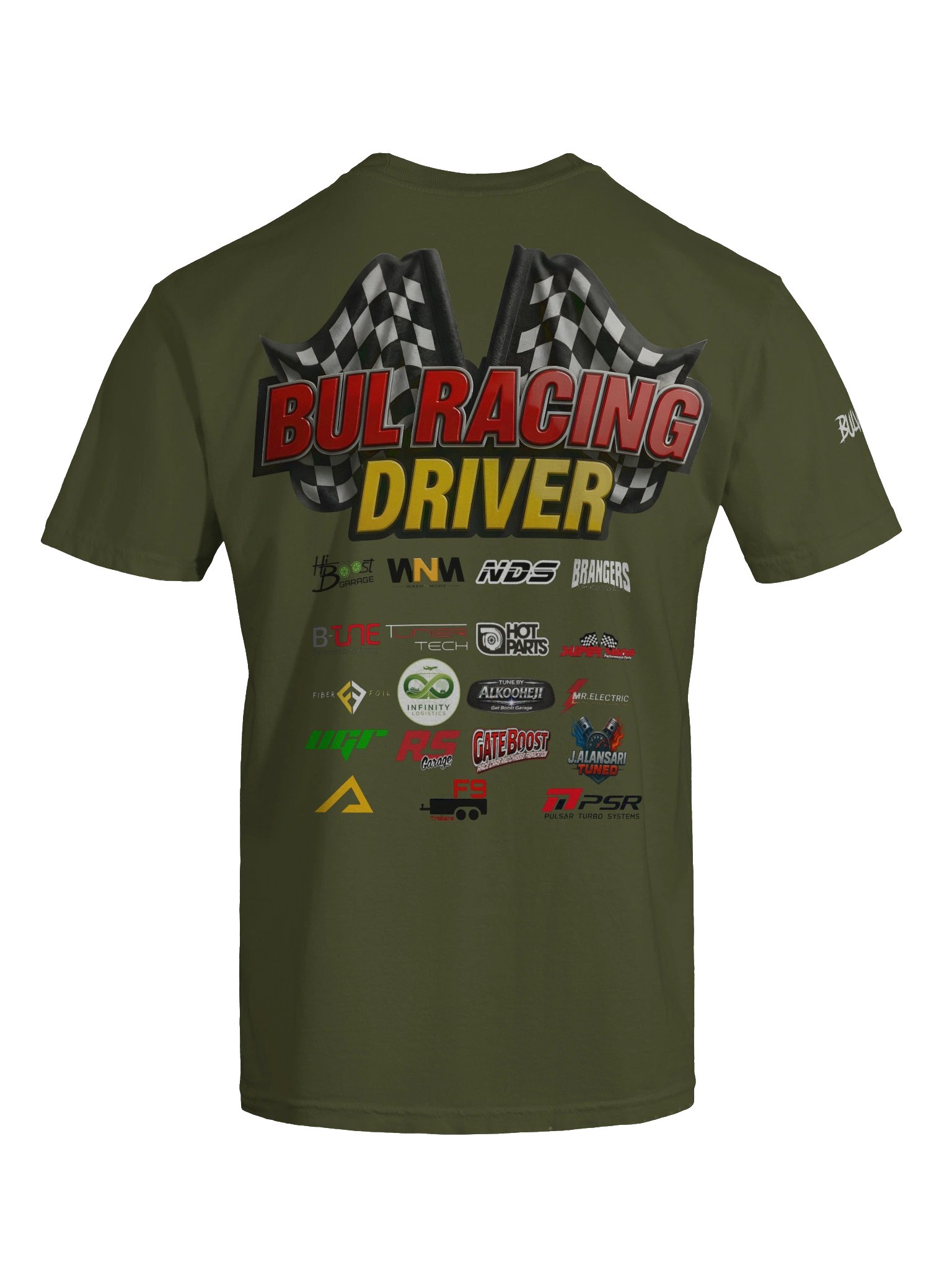 BULRACING driver -Dyed Heavyweight T-Shirt Team - iIxsMh8dIO0