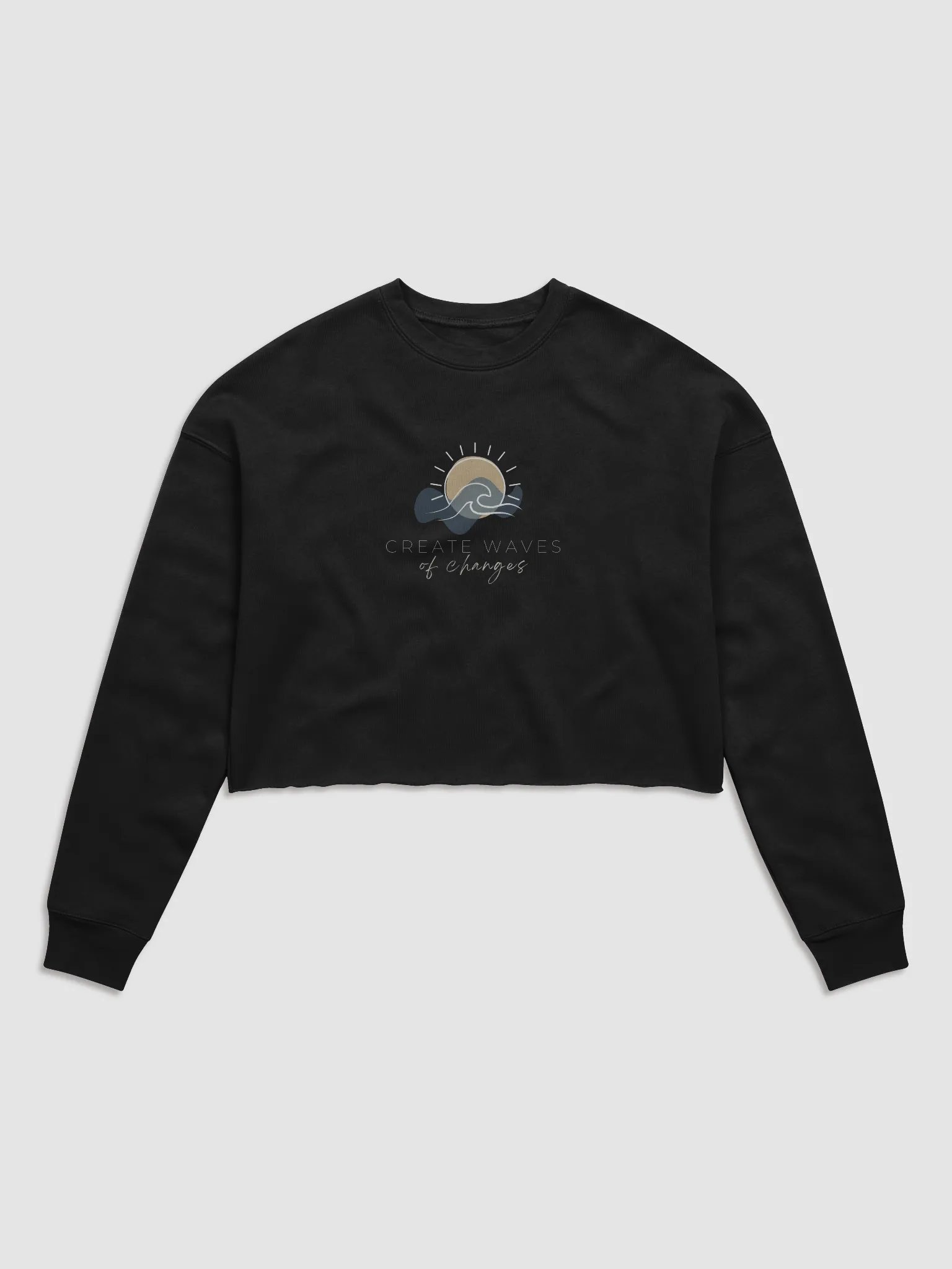 Women's Fleece Crop Sweatshirt BCFB0111 product image (5)