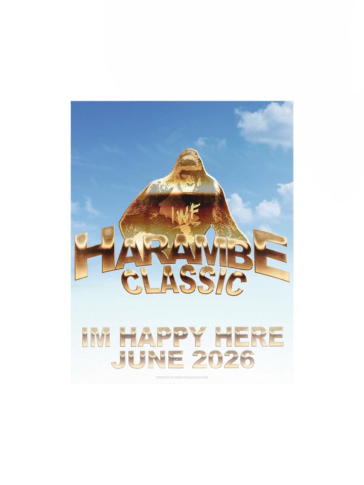 IWF HARAMBE CLASSIC 2026 Poster product image (1)