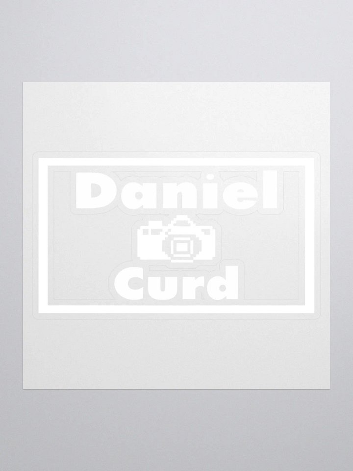 Daniel Curd Productions White Sticker product image (1)