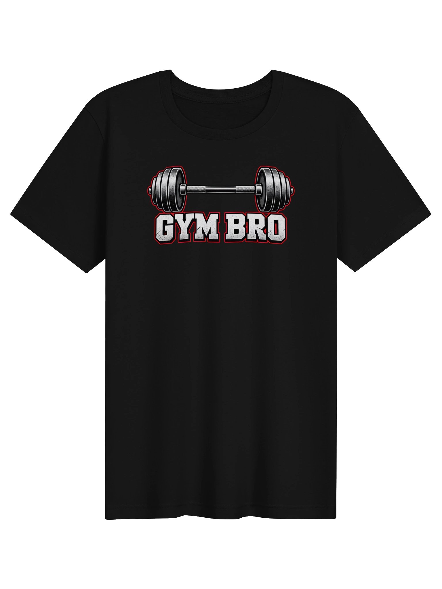 Gym Bro Barbell Logo Tee product image (2)
