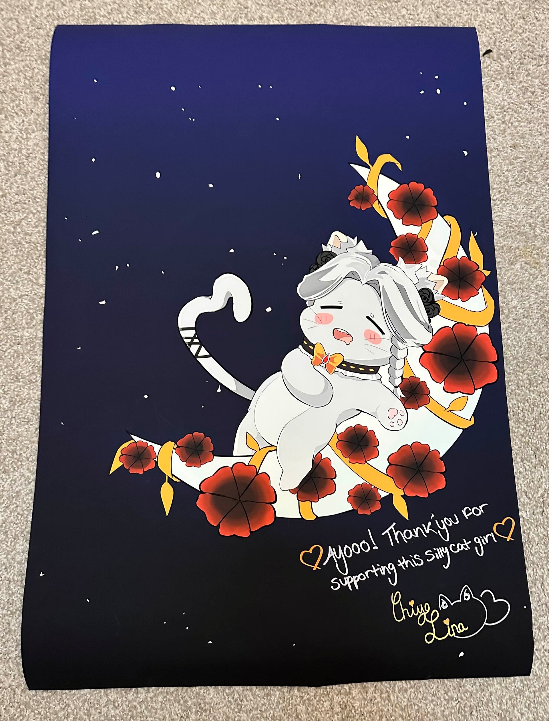 Eepy Kitty Poster [Signed Version] product image (1)