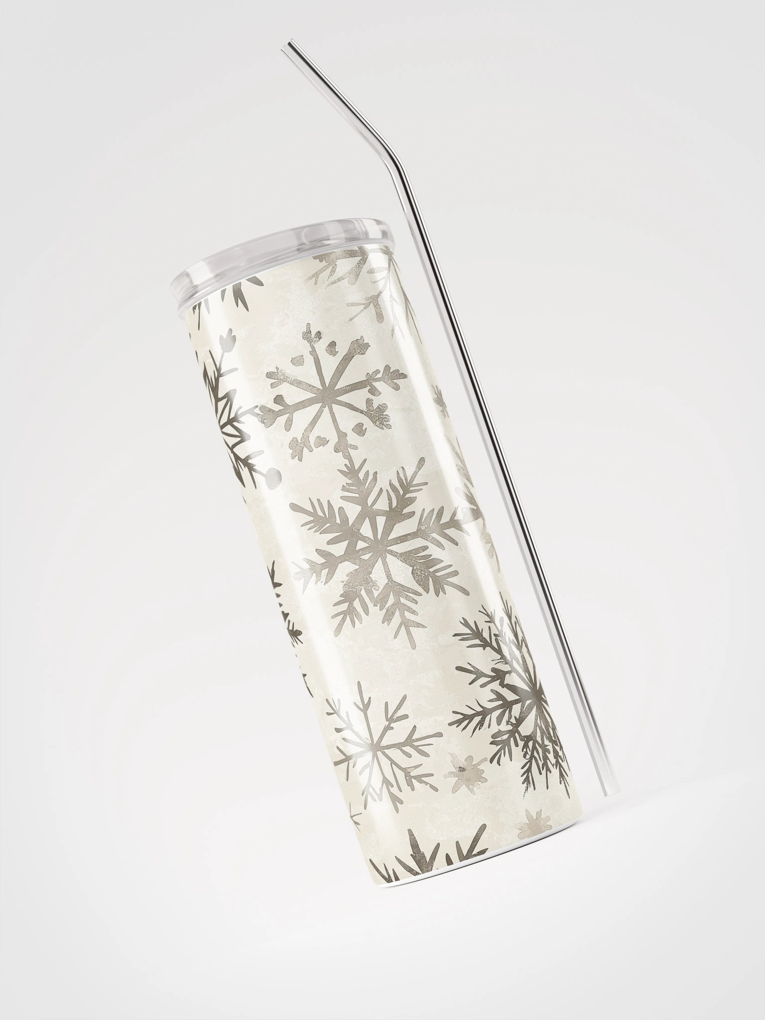 Vintage Snowflakes Stainless Steel Tumbler product image (3)