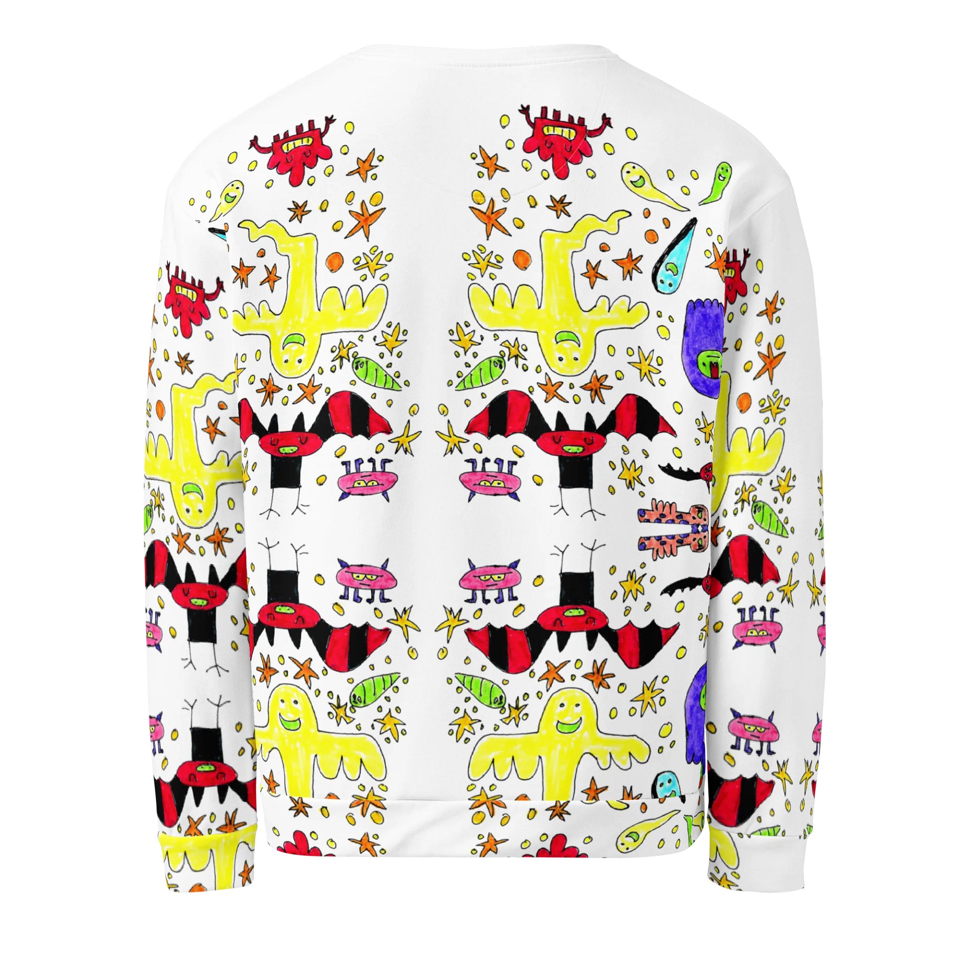 Whimsical Ghost Party All-Over Sweatshirt product image (5)