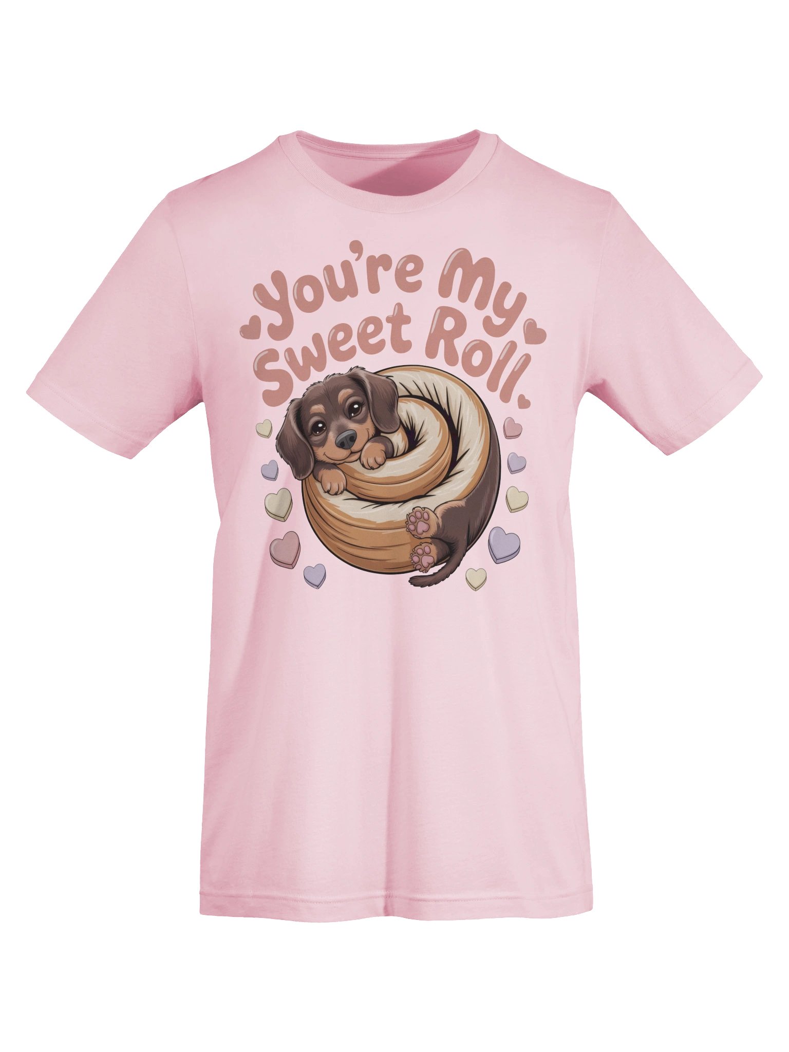 You’re My Sweet Roll Dachshund Shirt – Cute Valentine Wiener Dog Gift Tee product image (13)
