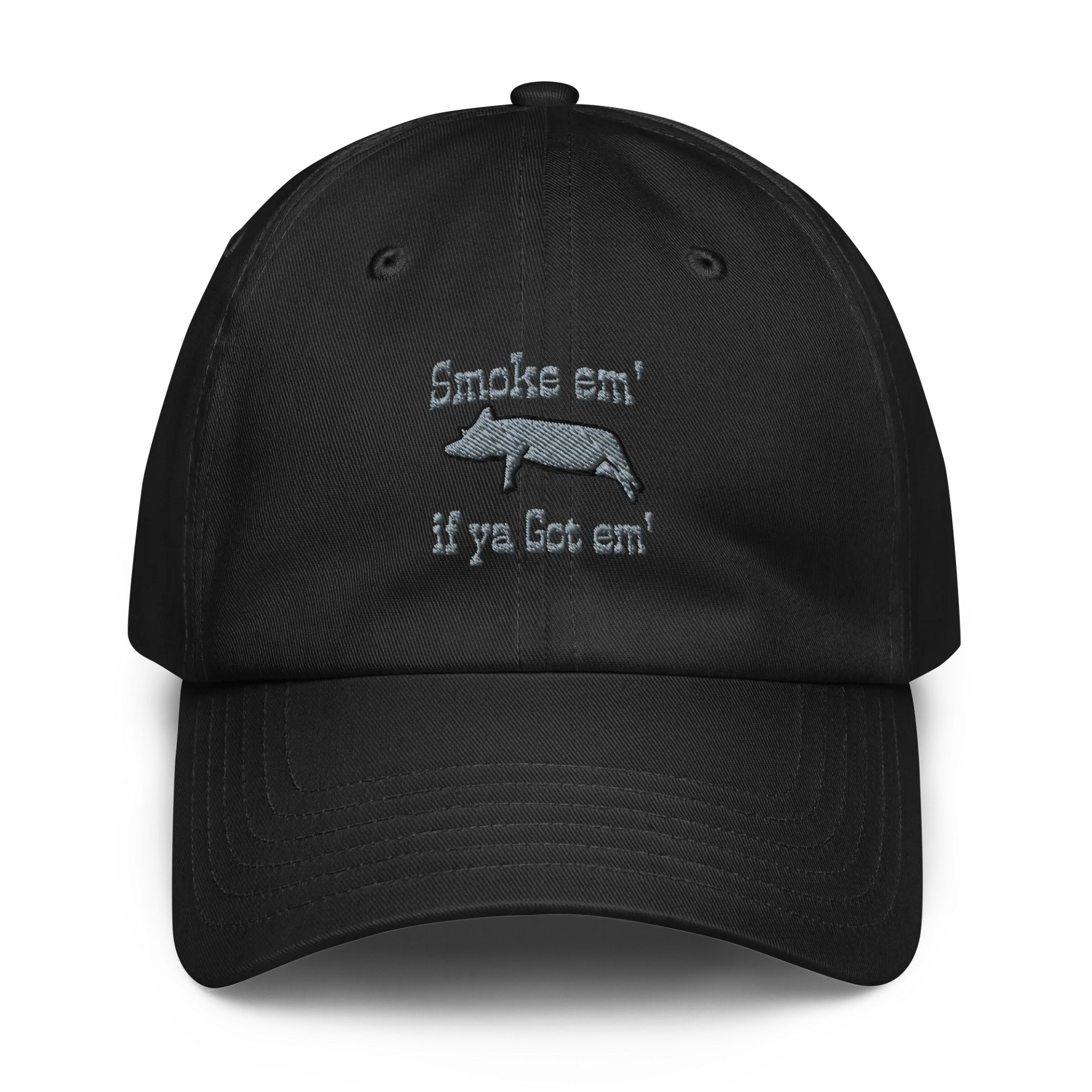 Smokey Pig BBQ Silhouette Dad Hat product image (1)