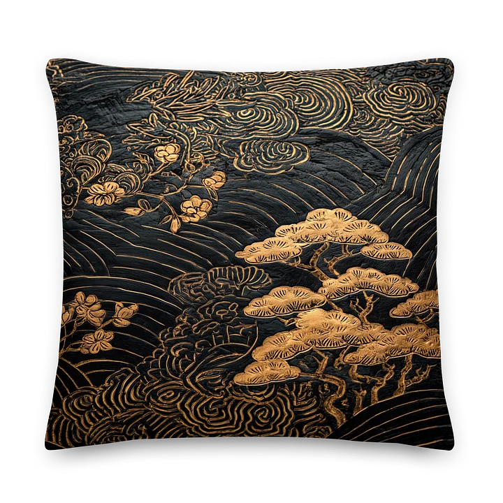 Blade of the Setting Sun – Samurai Warrior Cushion Cover product image (2)