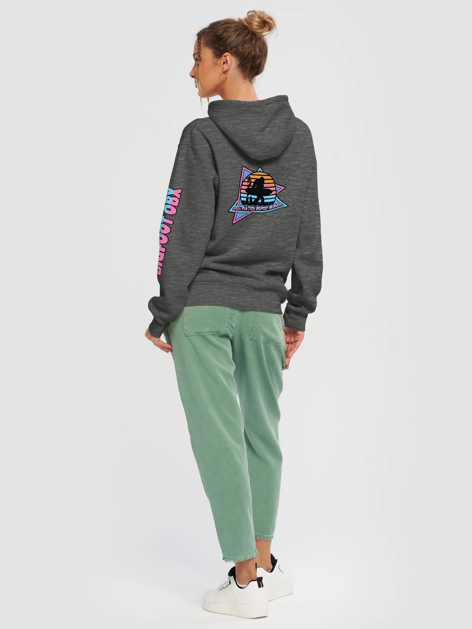 Destination Bigfoot Bronco Retro-Inspired Hoodie (Multiple Colors Available) product image (47)