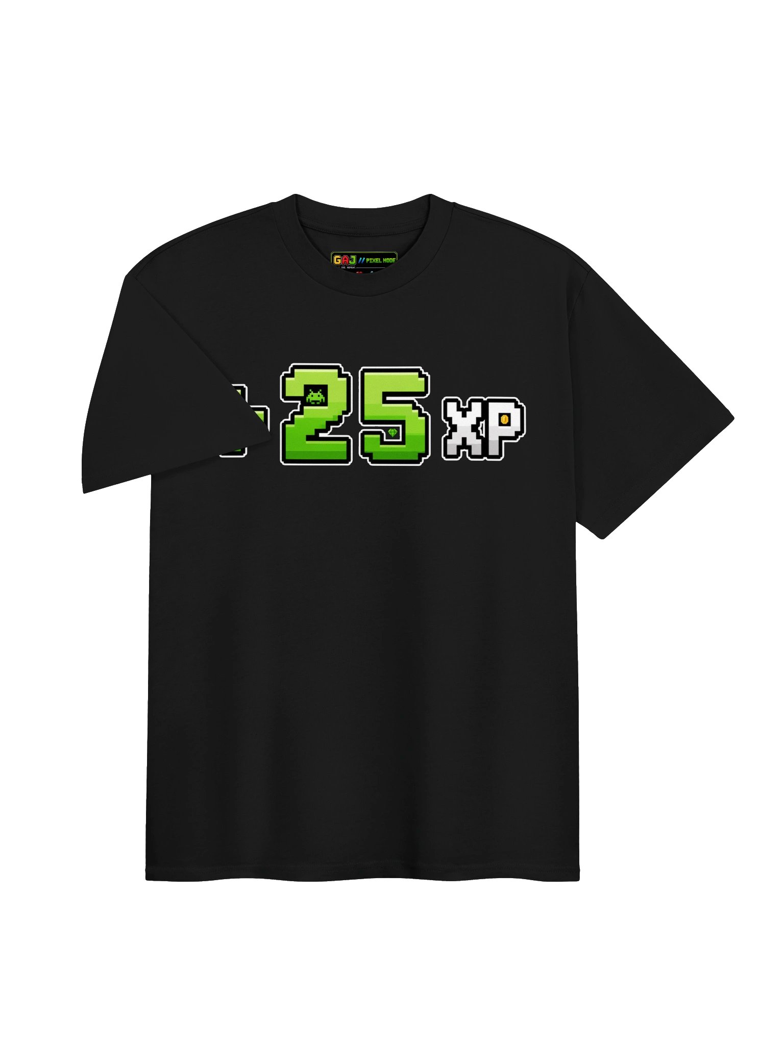 GRIND NOW, BRAG LATER – Pixel Mode Tee - PREMIUM product image (3)