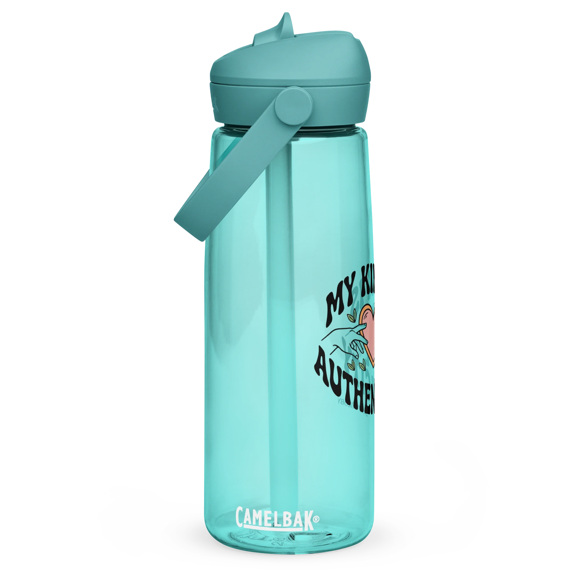 “My Kink Is Authenticity” Cove Flip Straw Water Bottle product image (1)