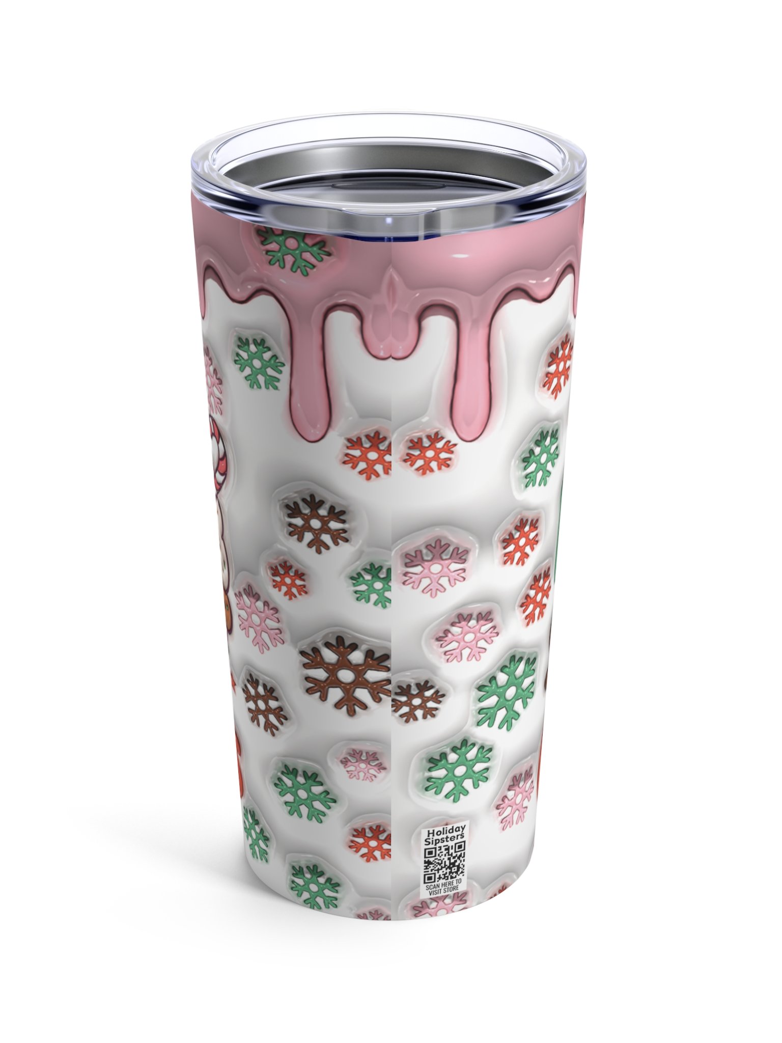 Sweet Cupcake Christmas Stainless Steel Tumbler product image (3)