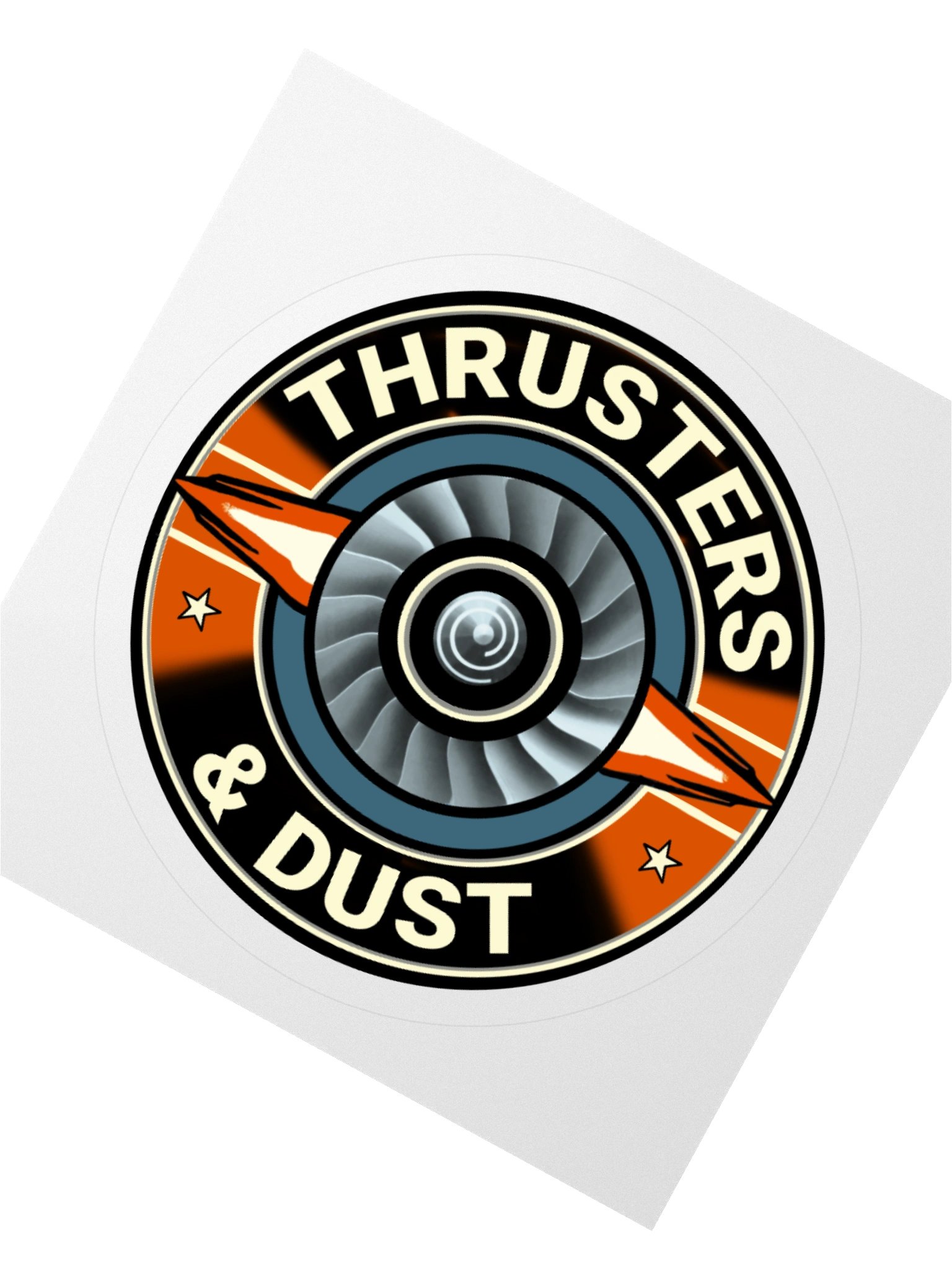 Thrusters & Dust Crew Sticker (3 sizes) product image (5)