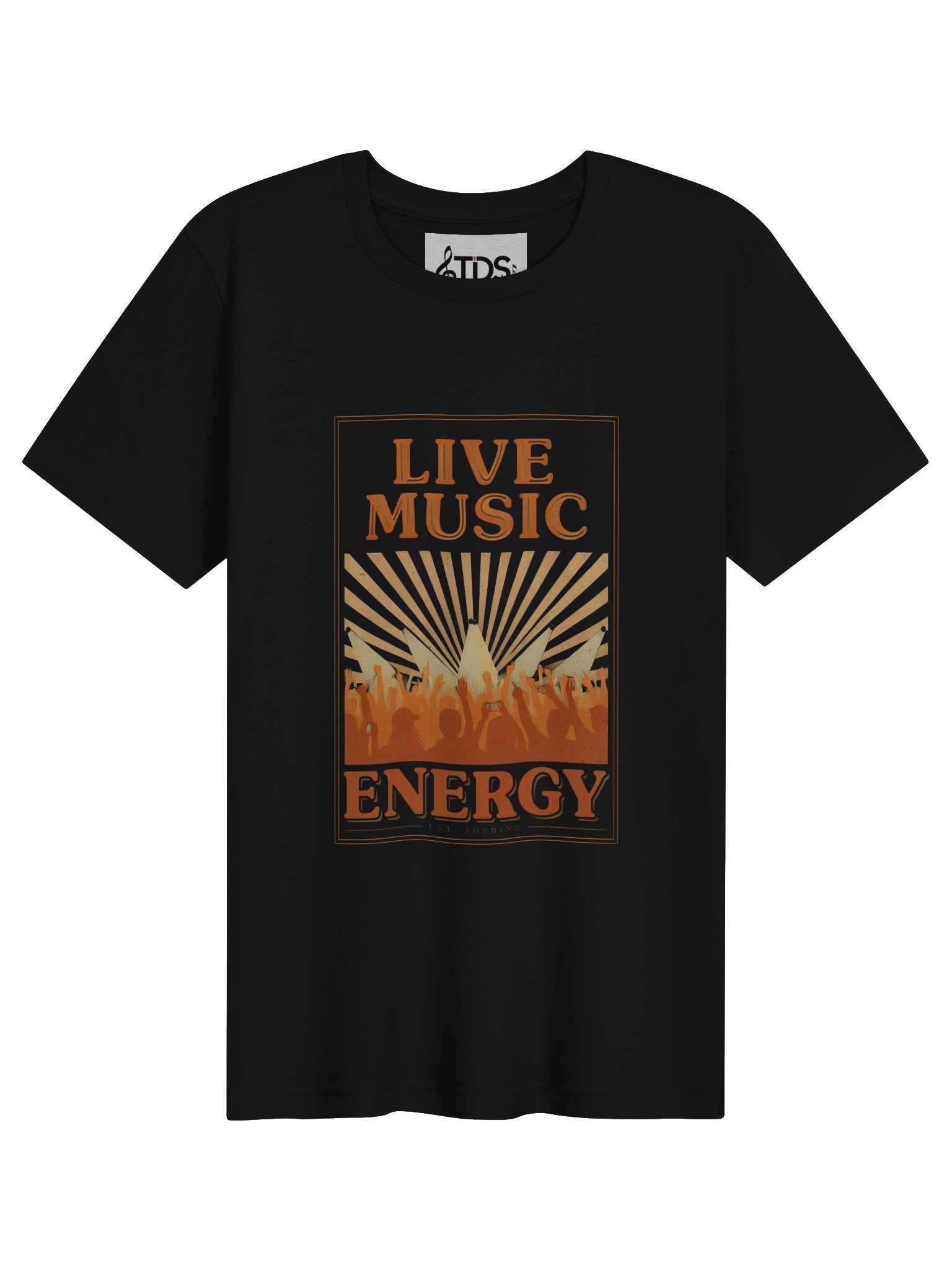 Live Music Energy Retro Concert Tee product image (4)