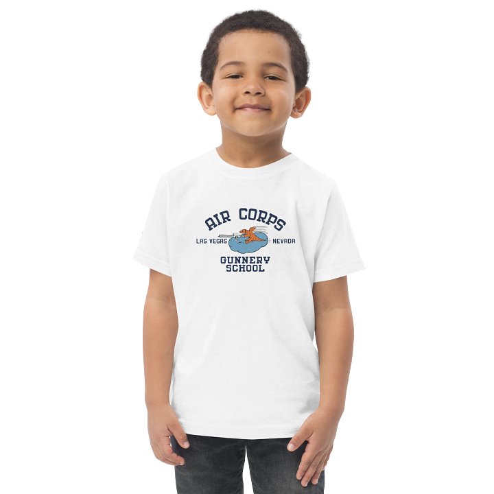 Retro TODDLER Las Vegas AIR CORPS Gunnery School PT Shirt *Life Magazine Cover* Army Air Force Navy Nellis Creech product image (17)