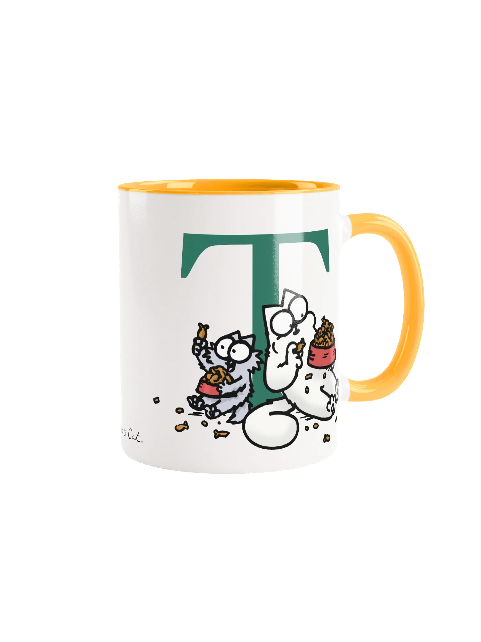 Cat Monogram Mug - T product image (2)