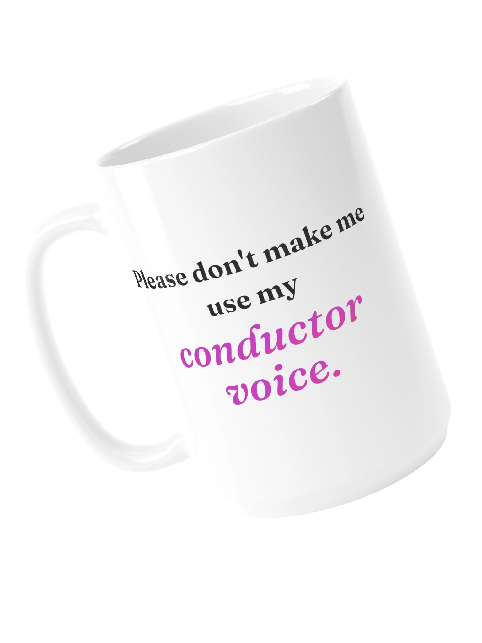 Conductor Voice Mug - White product image (9)