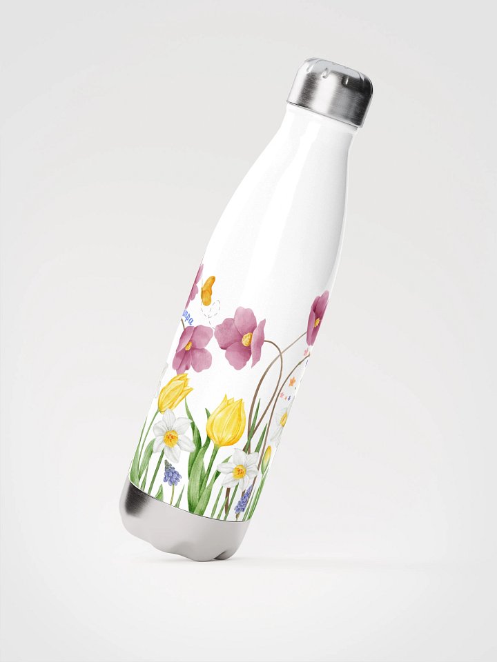 Blooming Beauty Stainless Steel Water Bottle product image (2)