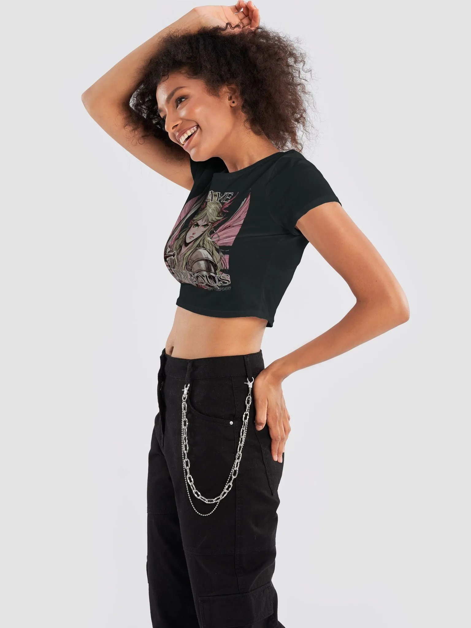 Brave & Courageous Crop Tee product image (29)