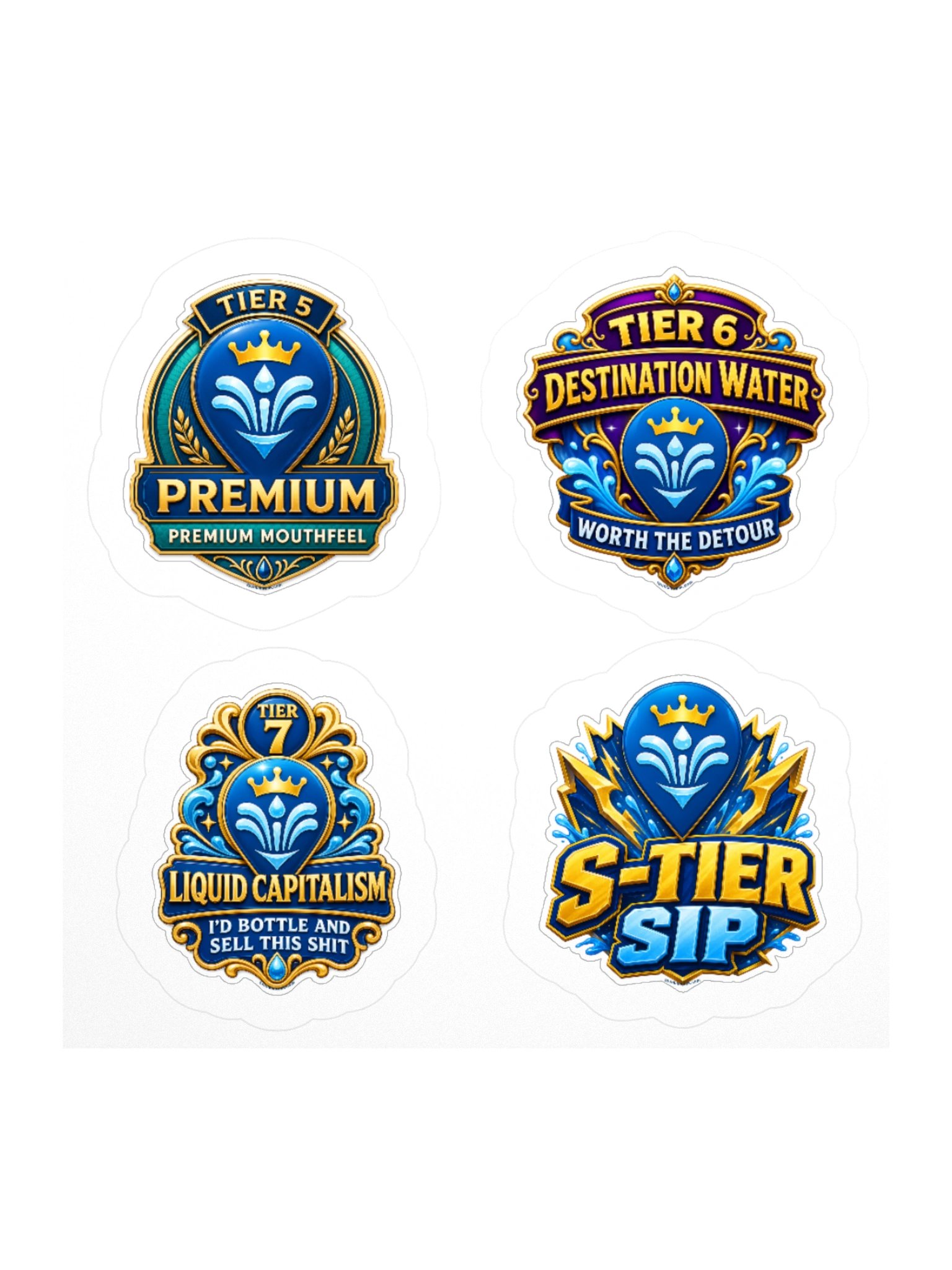 FountainRank - Tier 5-7 Stickers product image (2)