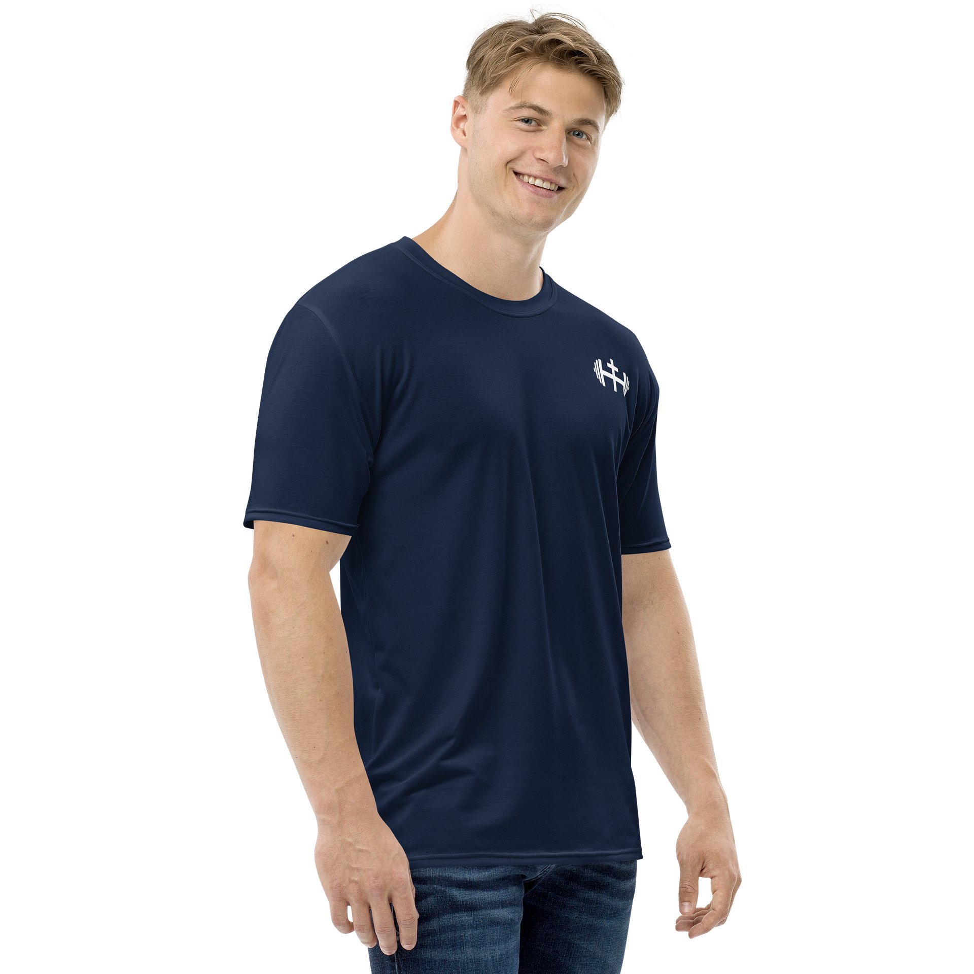 His House Unisex Performance T-Shirt - Navy product image (4)