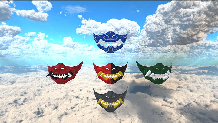 Oni Mask : Japanese Demon Warrior product image (1)