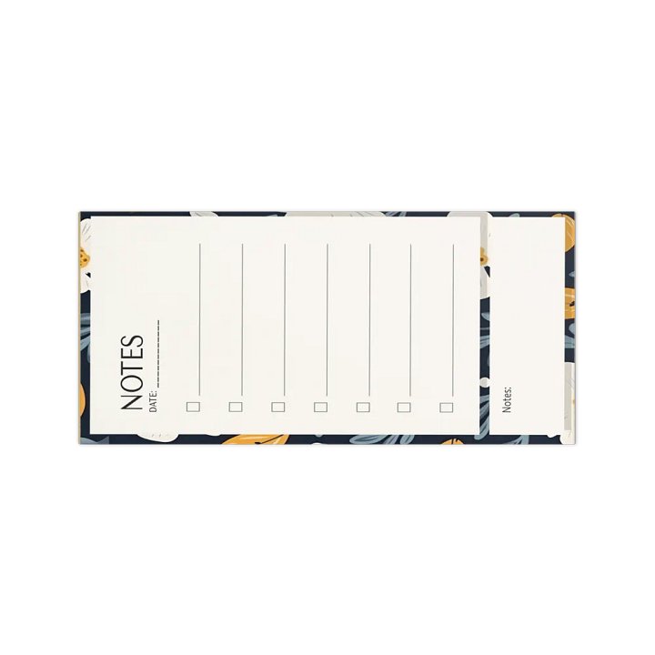 Floral Checklist Notepad product image (1)