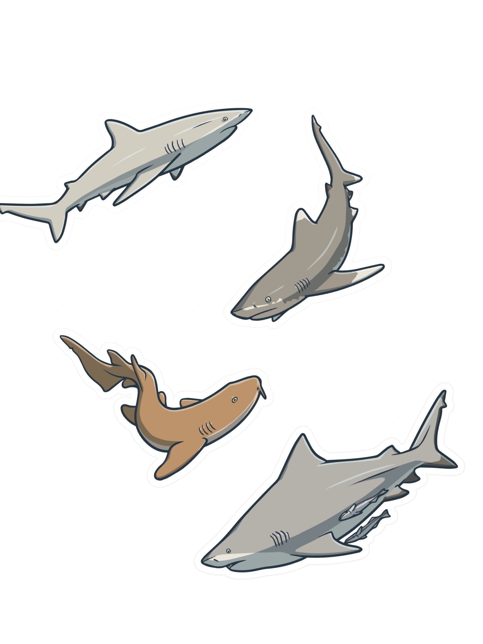 A Shiver of Sharks - Sticker Sheet #2 product image (2)