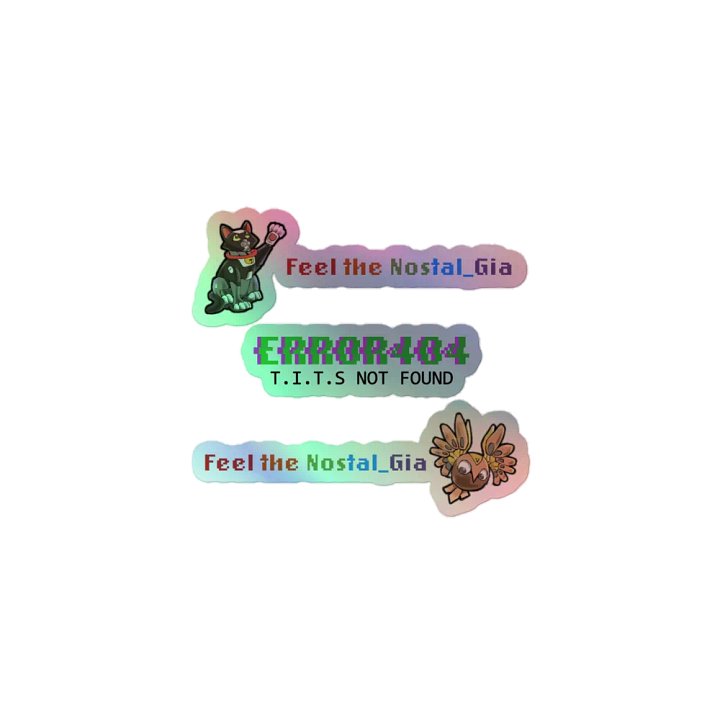 Nostalgic Holo Stickers product image (1)