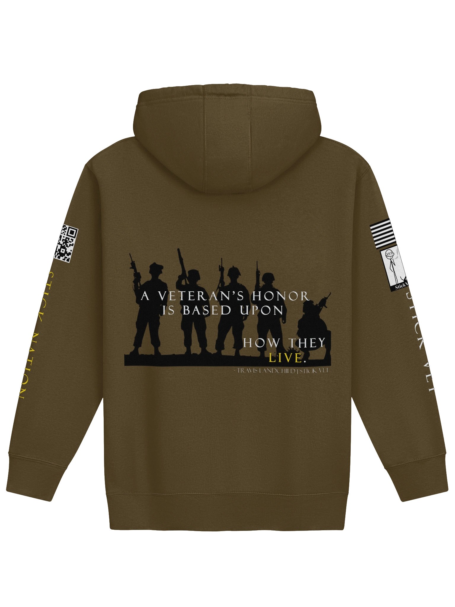 Warrior Honor. Veteran Honor Hoodie product image (4)