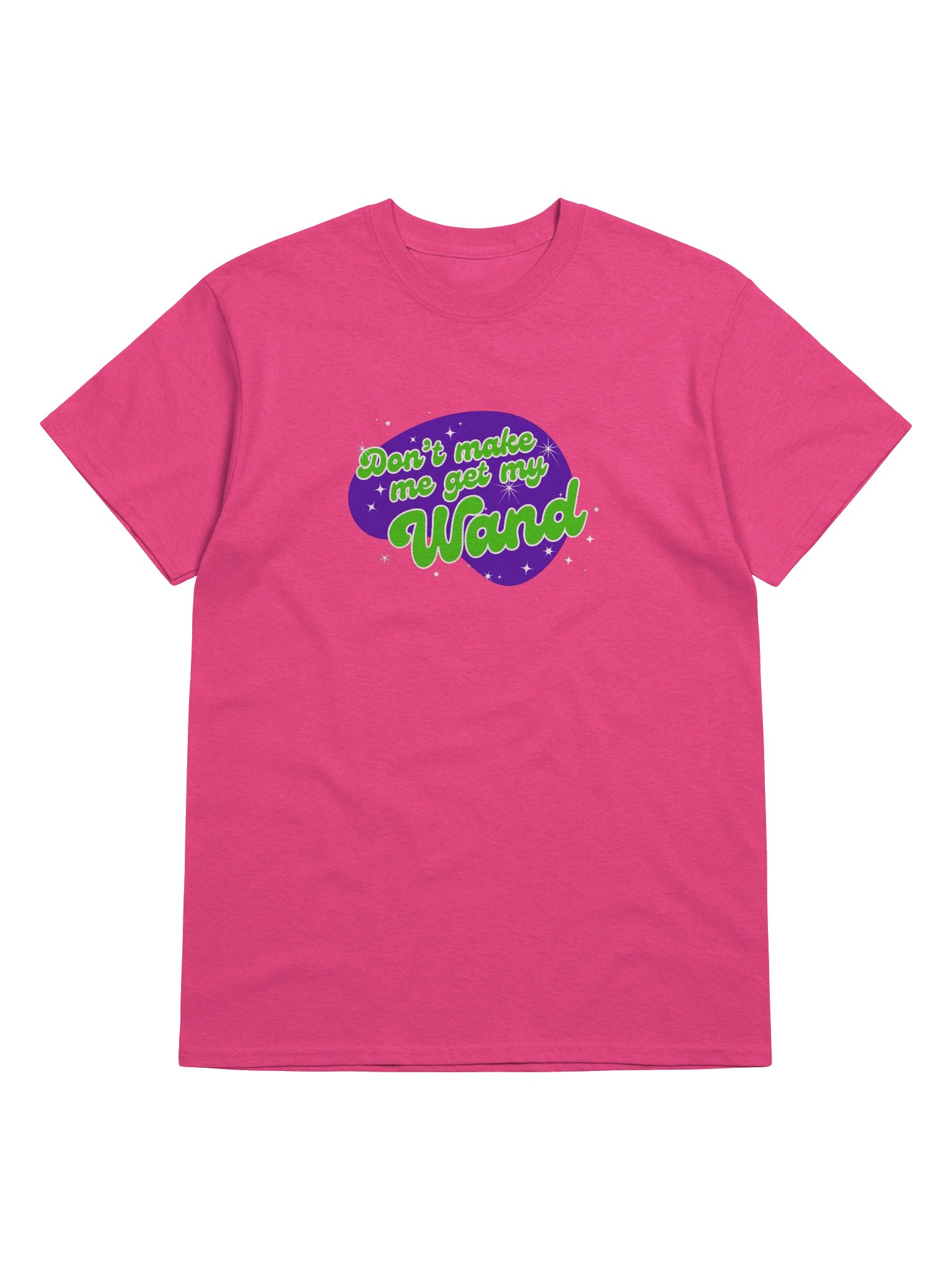 Fair warning tee (green & purple) product image (4)