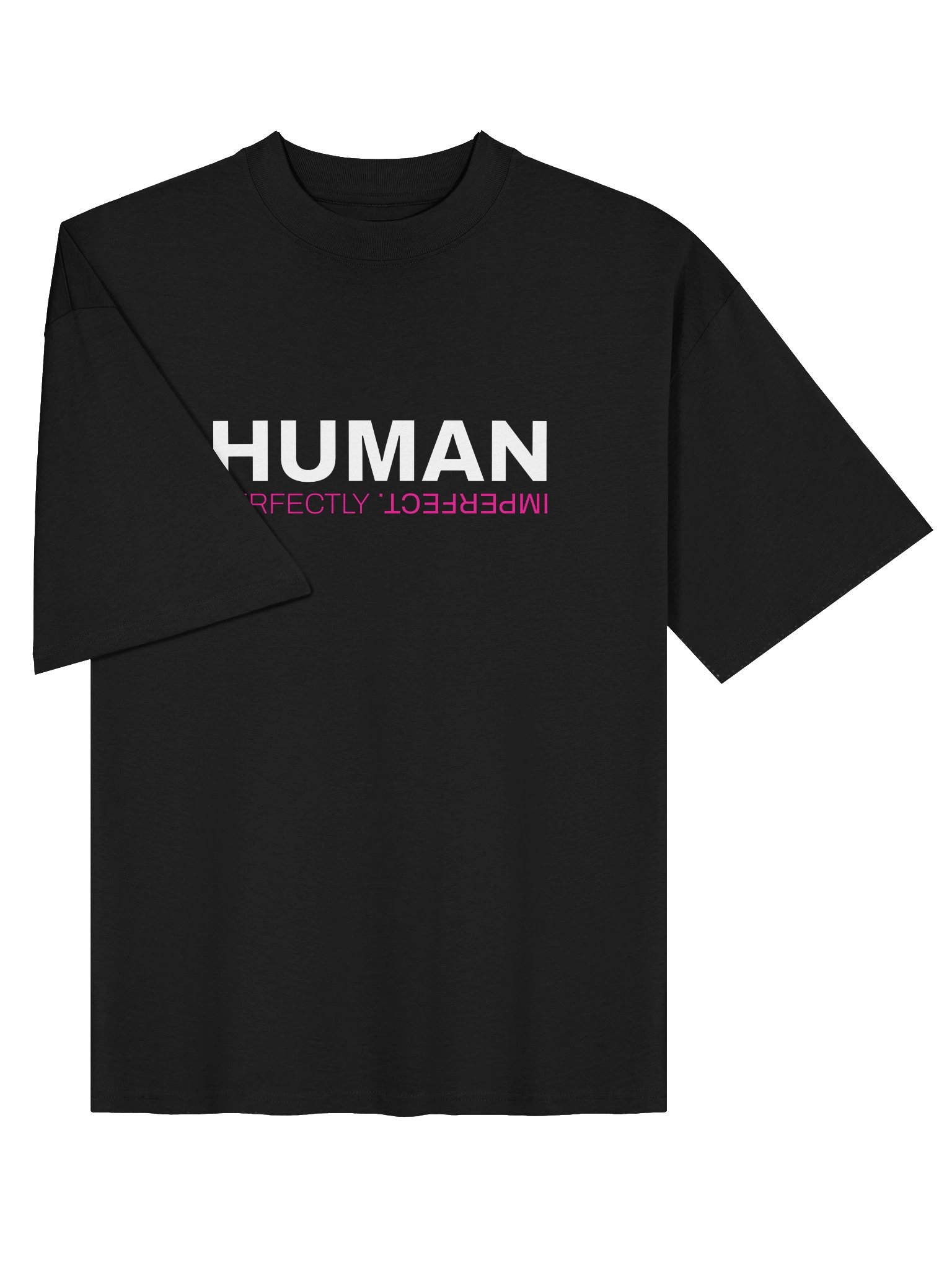 Human Imperfect Black T-Shirt product image (4)