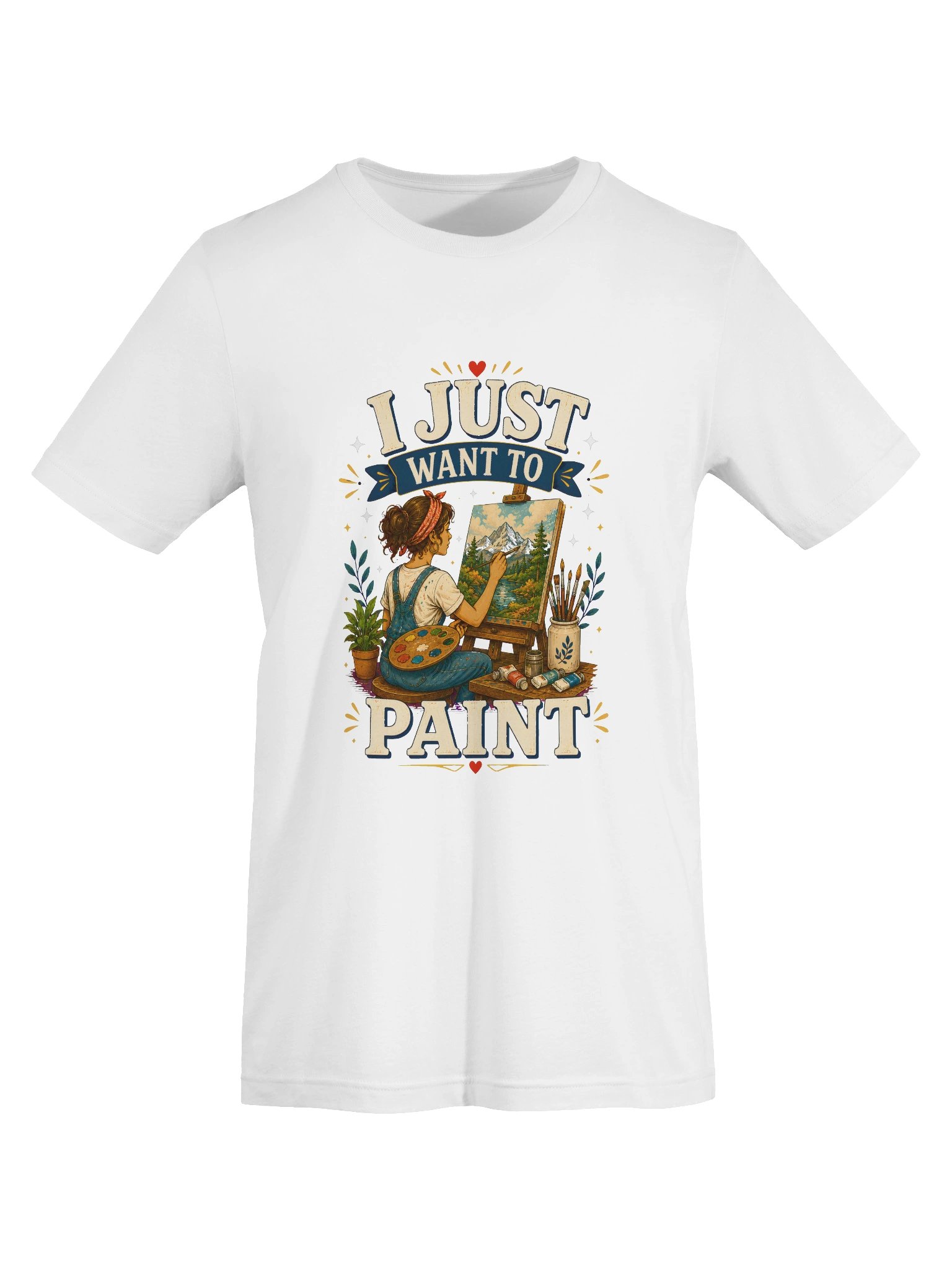 I Just Want To Paint Tee product image (41)