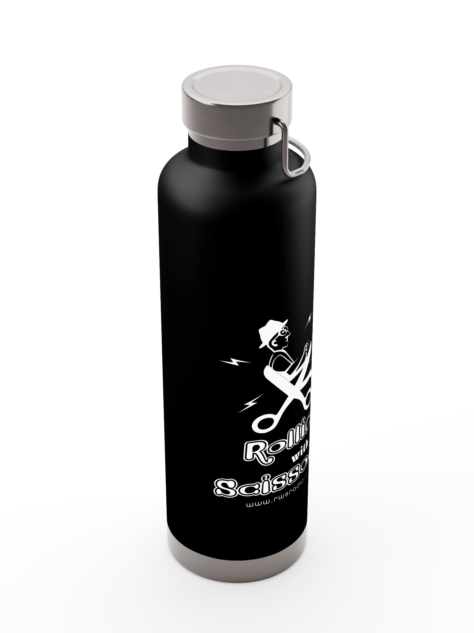 Rolling with Scissors Insulated Water Bottle product image (6)