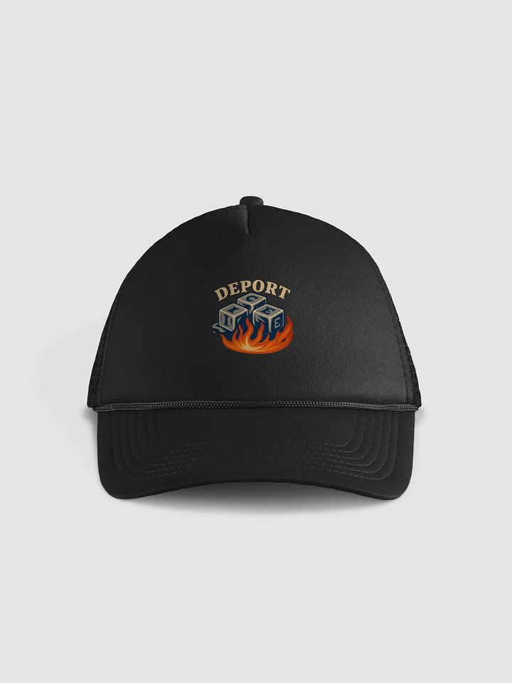 Flaming ICE Trucker Hat product image (1)