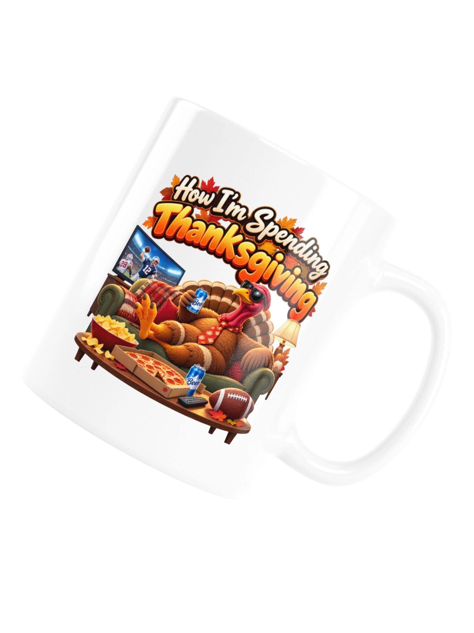 HOW I’M SPENDING THANKSGIVING - COOL TURKEY MUG product image (16)