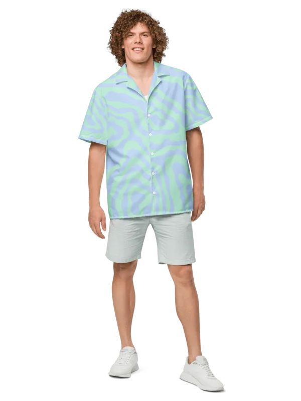 His House Aloha Shirt - Sea Wave product image (1)