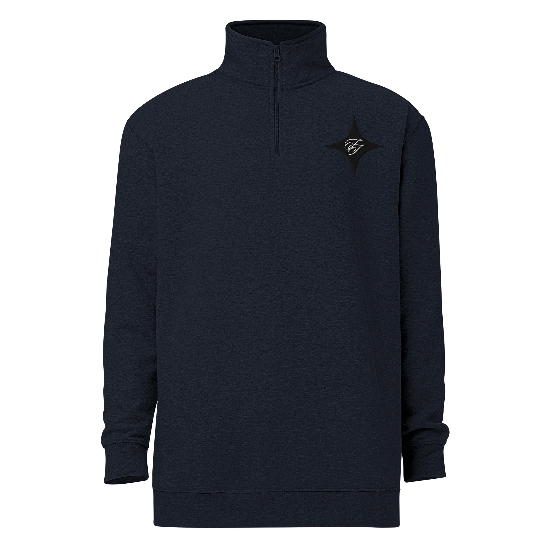 F&F Star Fleece Quarter-Zip (BLK) product image (4)