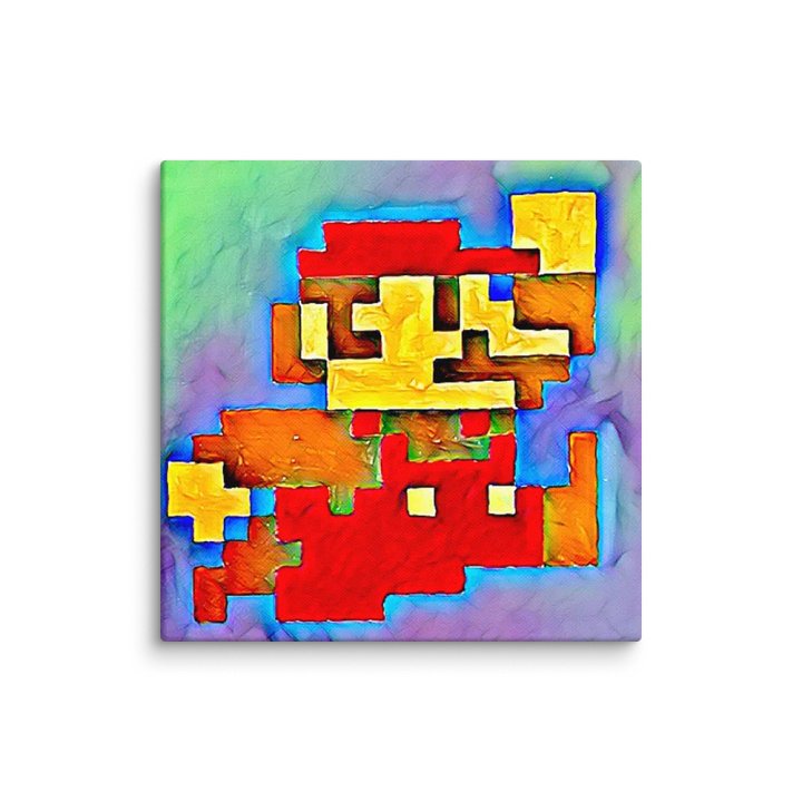 8-Bit Red Plumber Canvas product image (3)