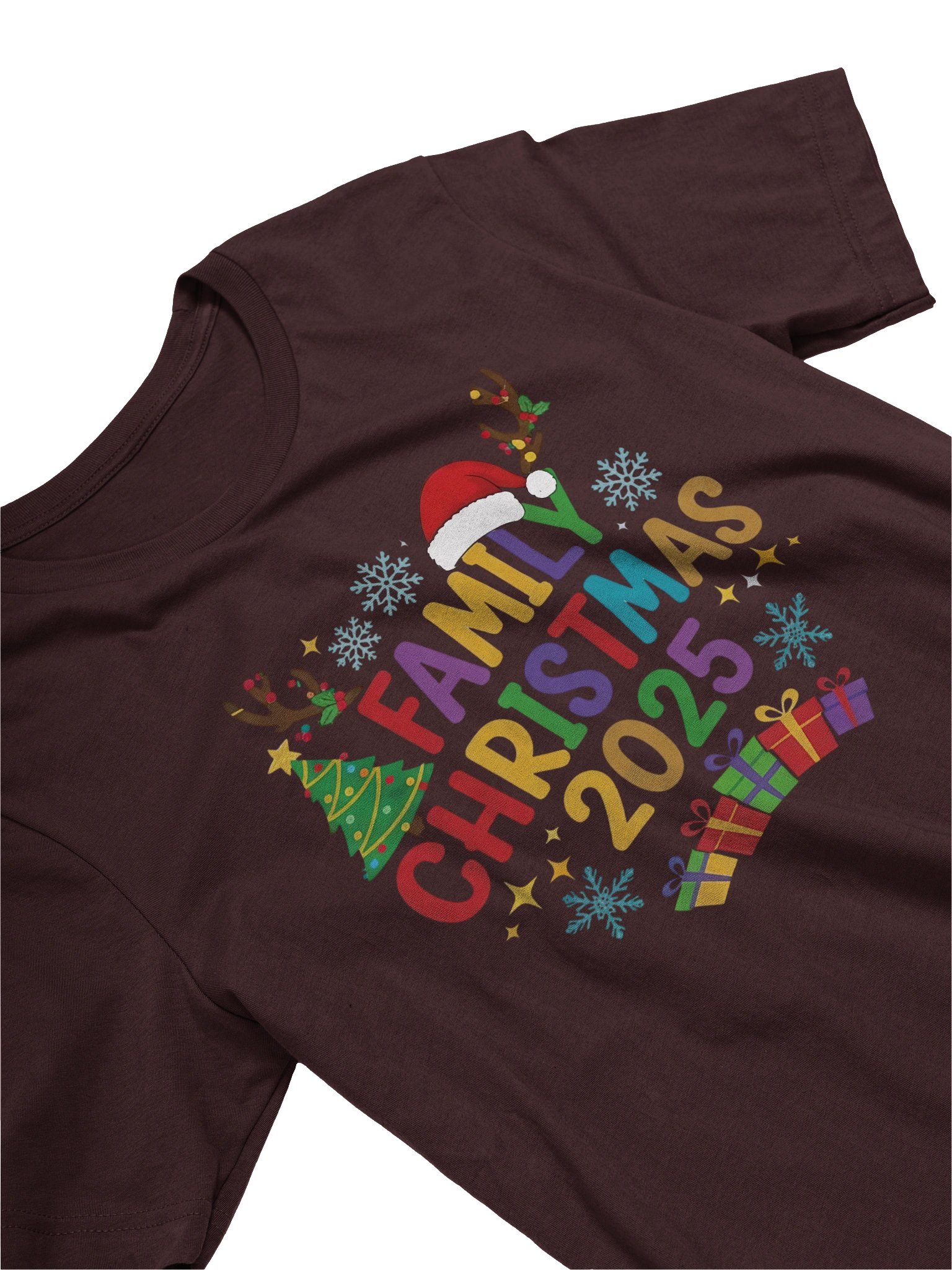 Family Christmas 2025 T-Shirt – Colorful Matching Holiday Tee, Cute Xmas Group Gift product image (8)