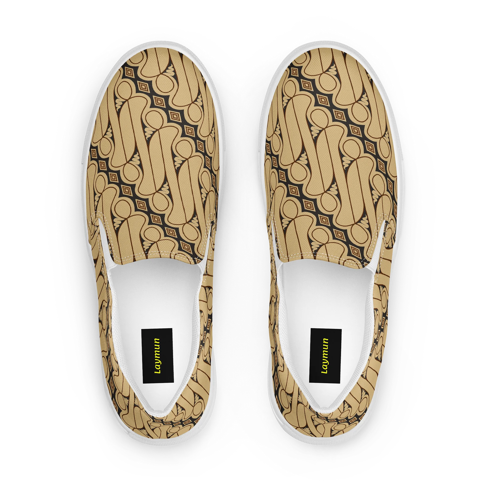 Women’s Batik Parang Rusak Slip-On Canvas Shoes product image (1)