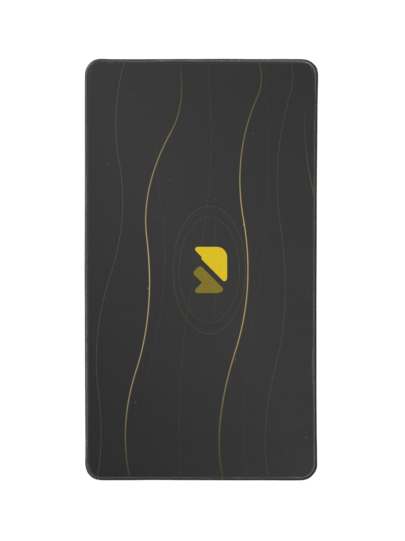 Black Gold Desk Mat 12 x 22 Mouse Pad product image (1)