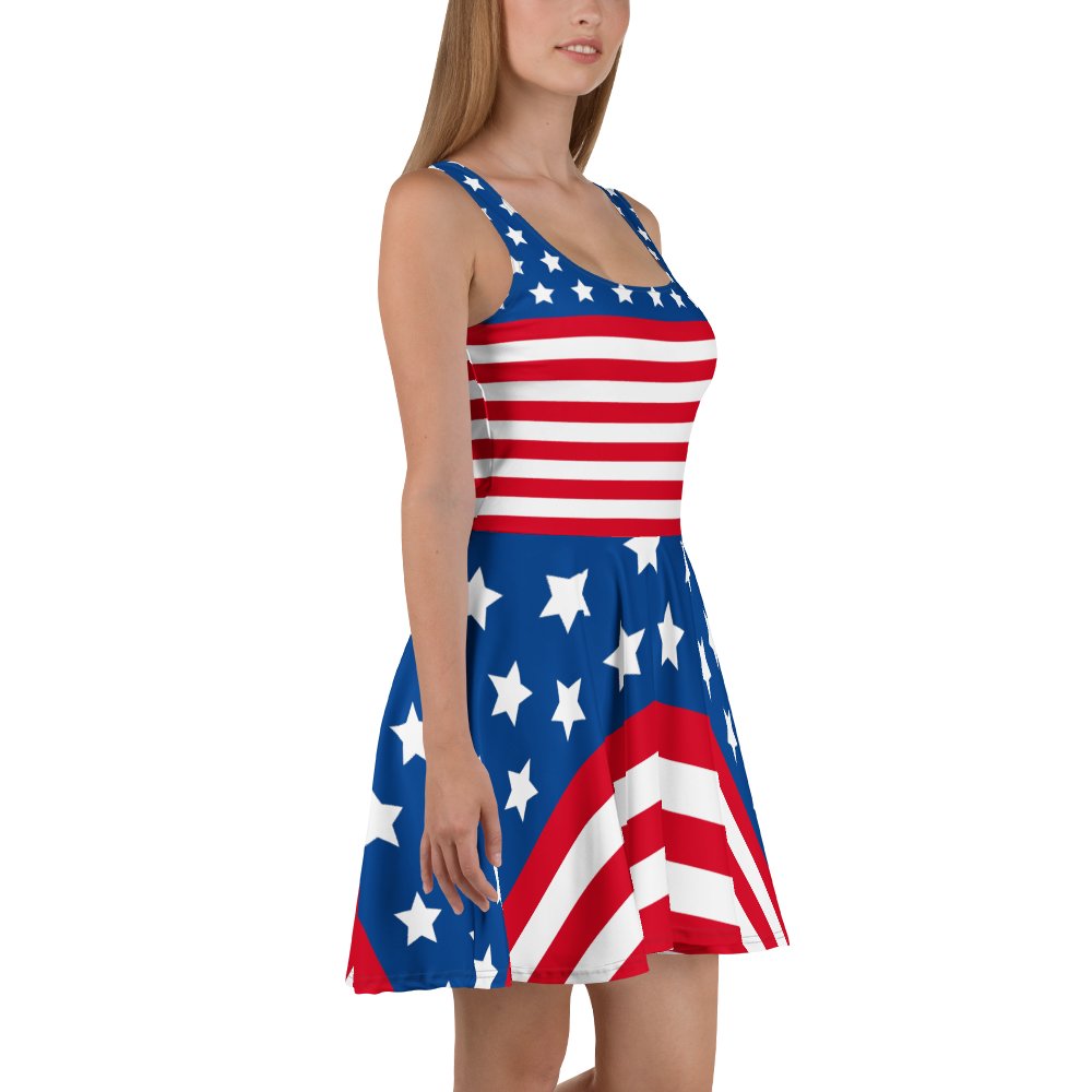 Stars & Stripes All-Over Skater Dress product image (3)