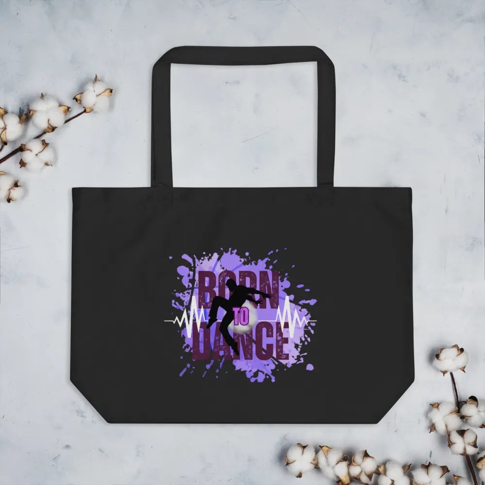 Born to Dance His Silhouette Rectangular Tote Bag product image (4)