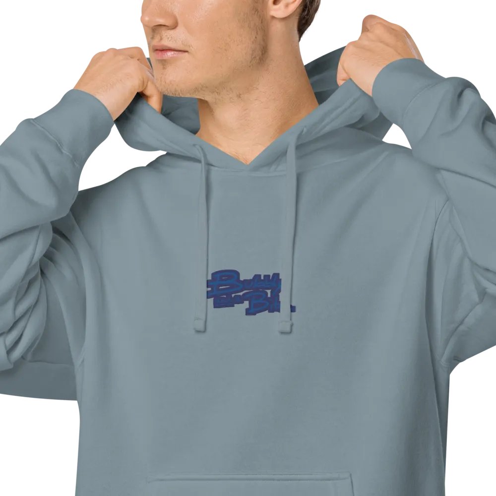 Bubbly and a B*tch (C. lake design) embroidered pigment-dyed hoodie product image (8)