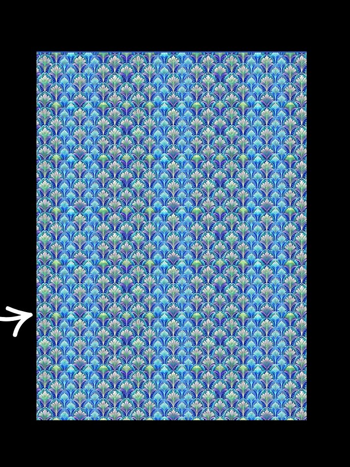 Art Deco Ocean Fan Seamless Digital Backgrounds product image (2)