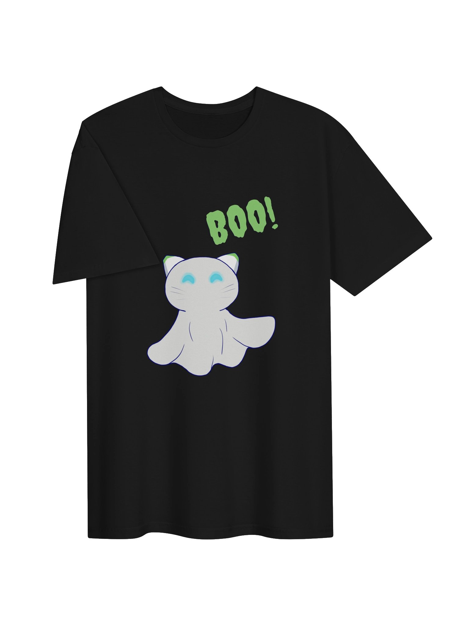 BOO! Ghost Catbot T-Shirt product image (11)
