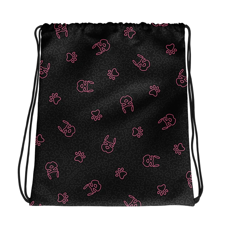 Psych Drawstring Bag - Night Pink product image (1)